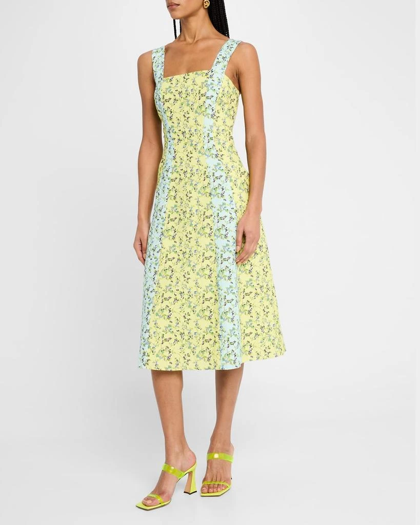 Rachel Antonoff Sloane Sleeveless Floral Midi Dress 2