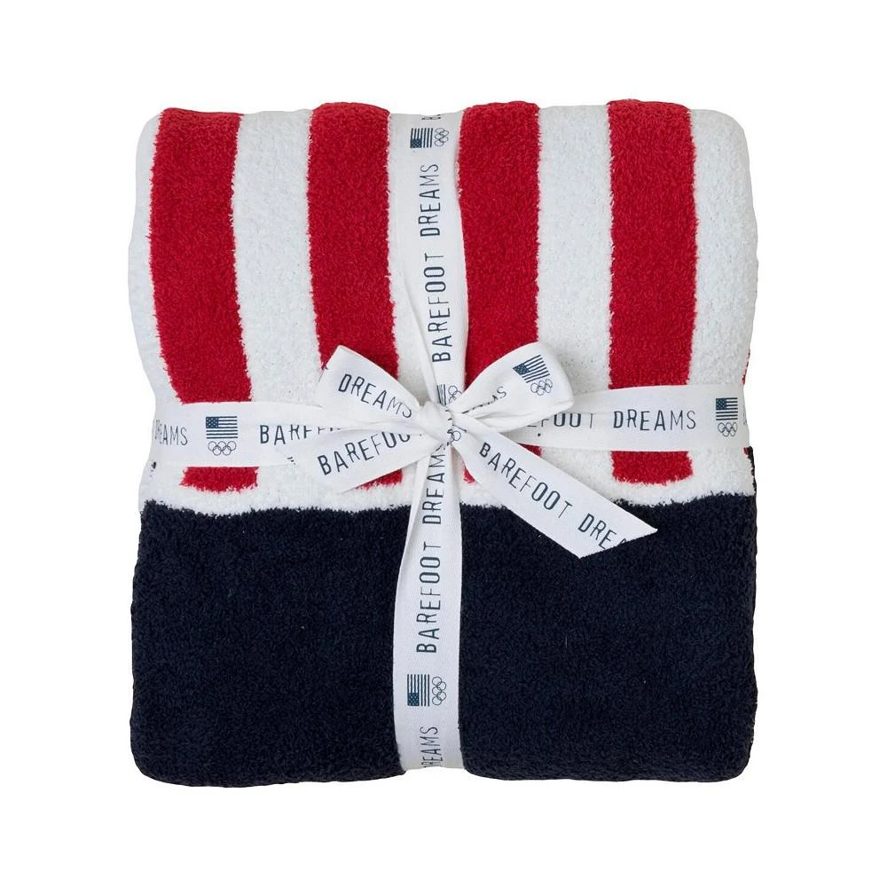 ALPHA Team USA Barefoot Dreams CozyChic Olympic Rings Throw 4