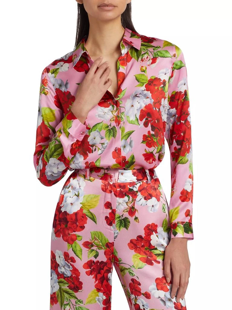 L'Agence Tyler Floral Silk Blouse 3