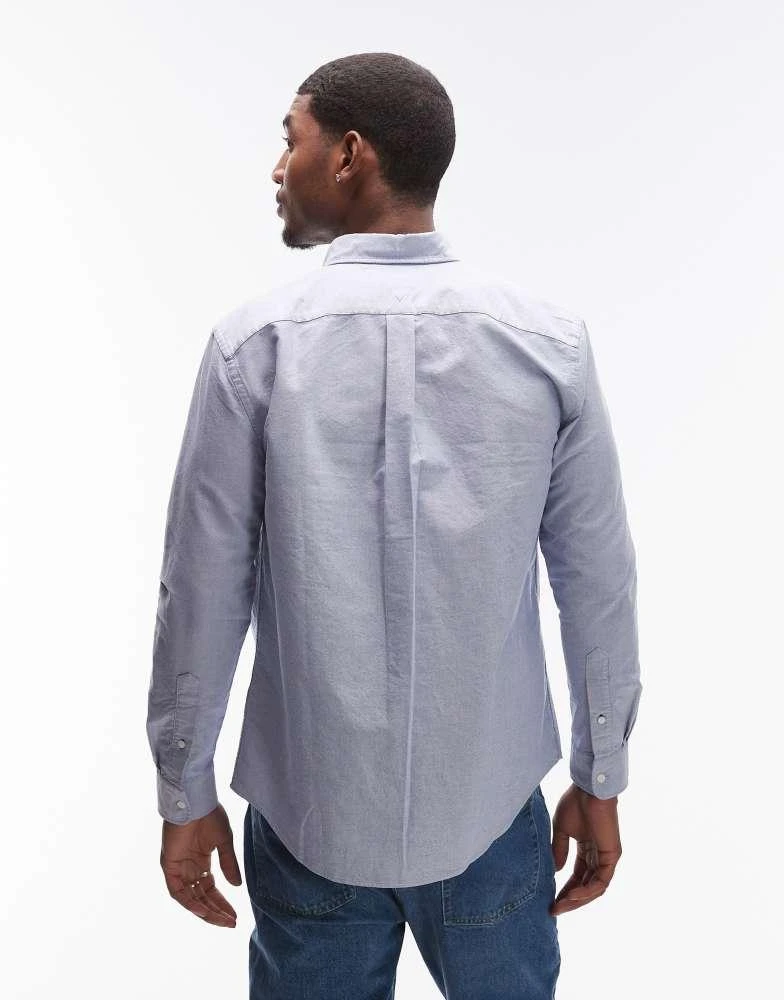 Tommy Hilfiger Tommy Hilfiger heritage oxford shirt in light blue 4