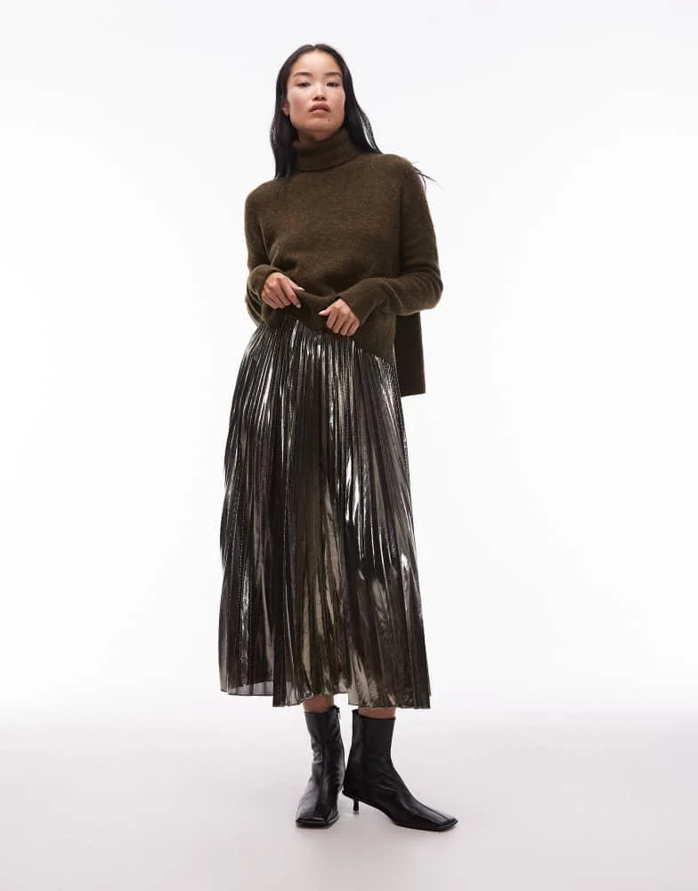 AllSaints Women's Spark 2-In-1 Maxi Dress , Brown , Size M