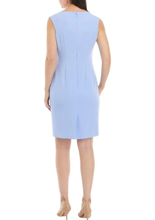 Kasper Womens Sheath Dress With Cut Out 2