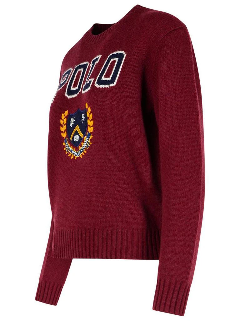 Ralph Lauren Polo Ralph Lauren Burgundy Wool Sweater 2