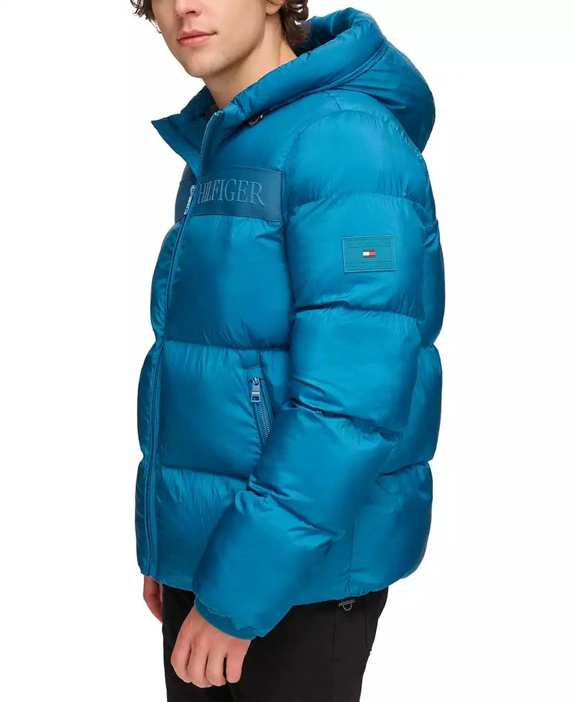 Tommy Hilfiger Tommy Hilfger Men's New Ghost Logo Print Puffer Jacket 3