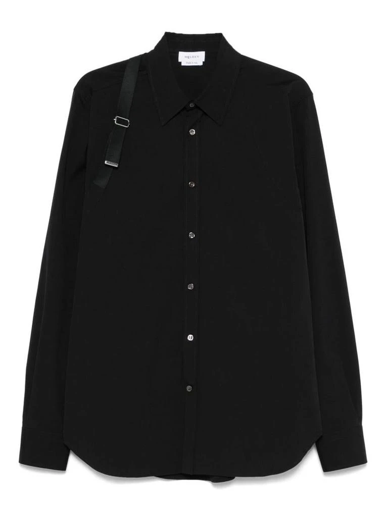 Shop Alexander McQueen 'Harness' Black Cotton Shirt on Sale at BeyondStyle   Get 27% Off Alexander McQueen 'Harness' Black Cotton Shirt with  Limited-Time Flash Deals, Exclusive Discounts, and Special Offers. Enjoy  Unbeatable