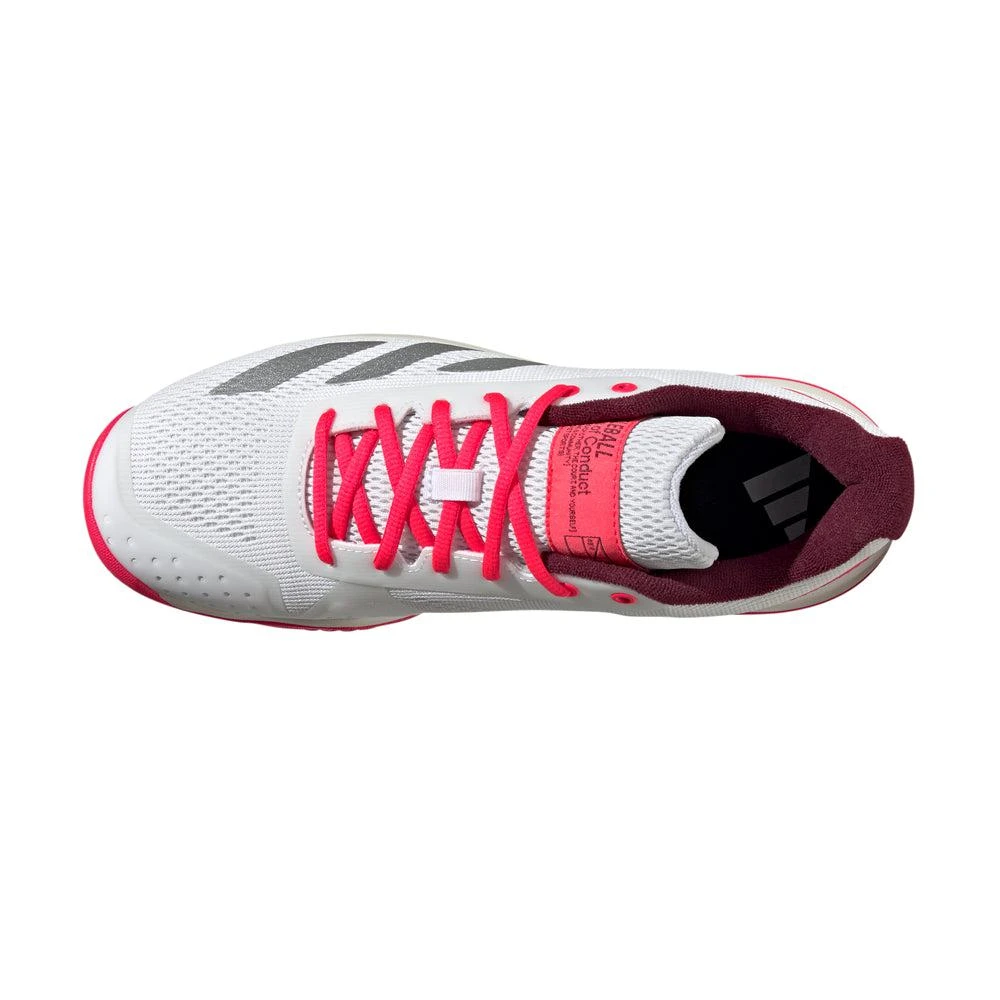 adidas gazelle silver green womens adidas Kid's Courtflash Tennis Shoes, White/Silver Metallic/Core Black, Size 4.5