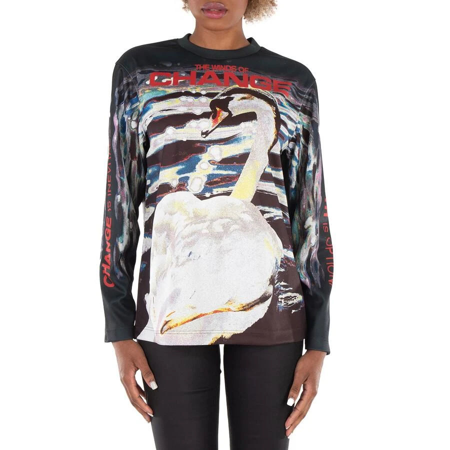 Burberry Graphic-Print Long-Sleeve T-Shirt