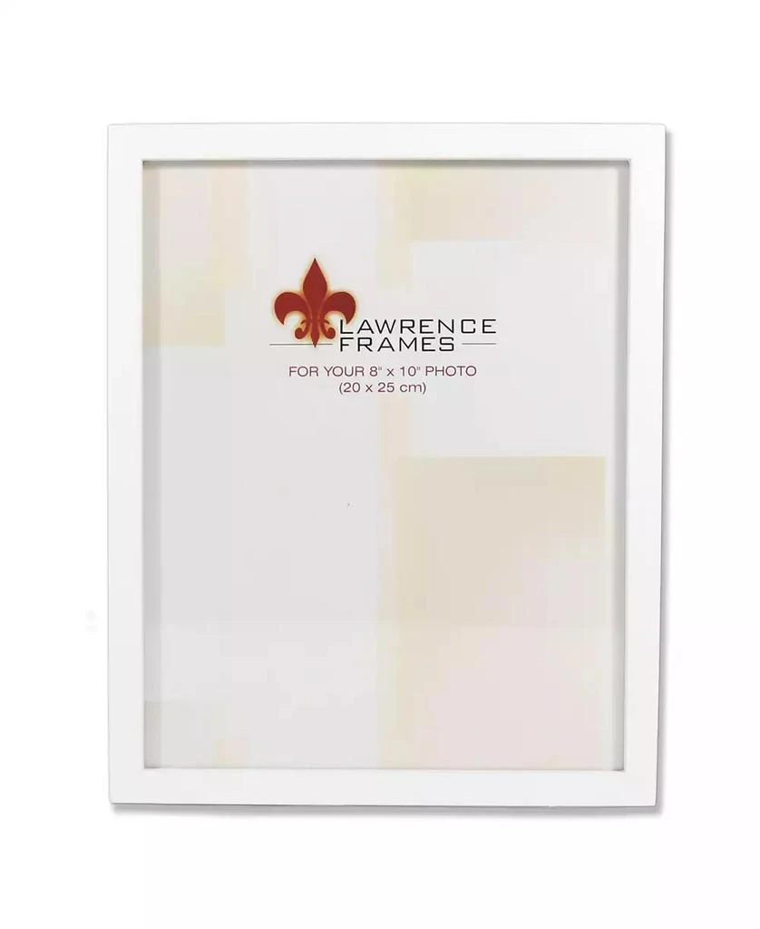 Lawrence Frames White Wood Picture Frame - Gallery Collection - 8" x 10"