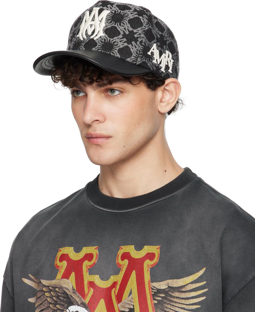 AMIRI アミリ MA QUAD DENIM HAT キャップ Shop Black 'MA' Quad Denim Cap on Sale at BeyondStyle – Get