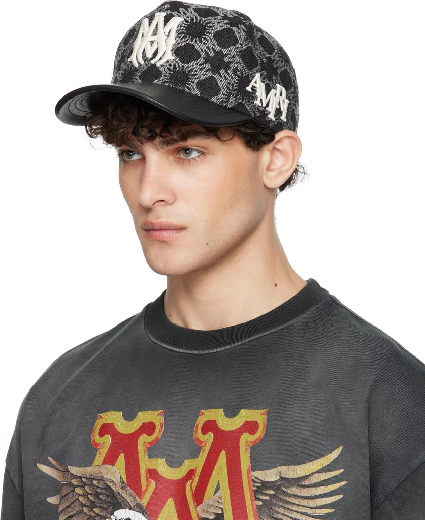 AMIRI Black 'MA' Quad Denim Cap 4