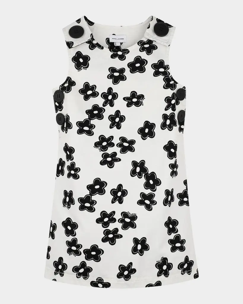 Marc Jacobs Girl's Daisy-Print A-Line Mini Dress, Size 8-12