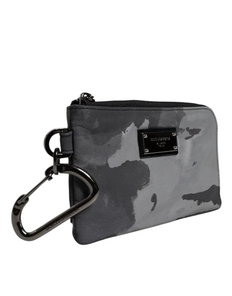 Dolce 
Gabbana Camouflage Logo Plaque Keyring Pouch Men
s Bag 2