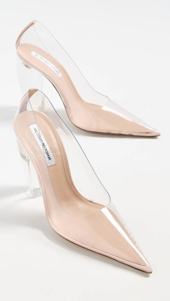 Victoria Beckham PVC Banana Plexi High Heel Pumps 4