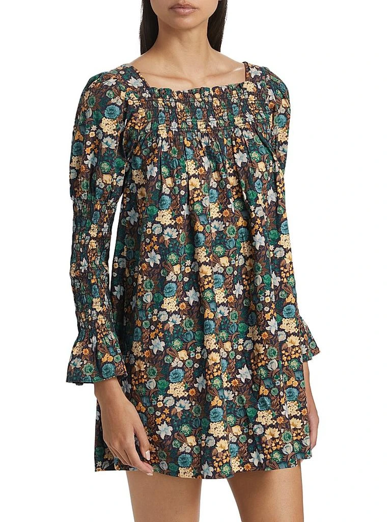 DÔEN Sabia Floral Cotton Minidress 4