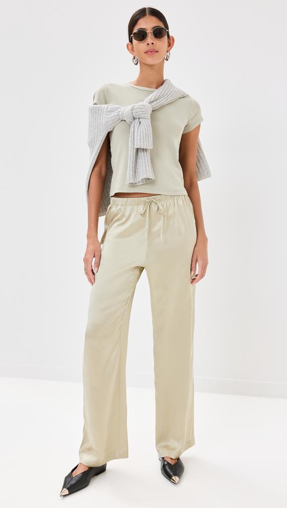 Reformation Olina Silk Pants