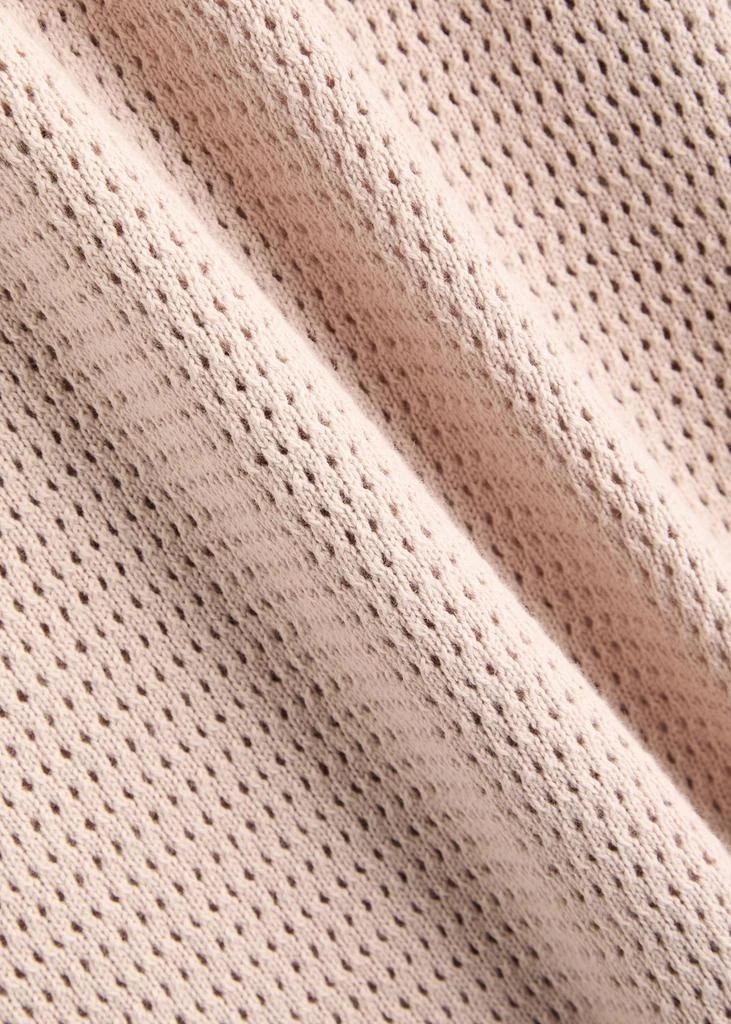 Oliver Spencer Penhale pointelle-knit cotton polo shirt 5