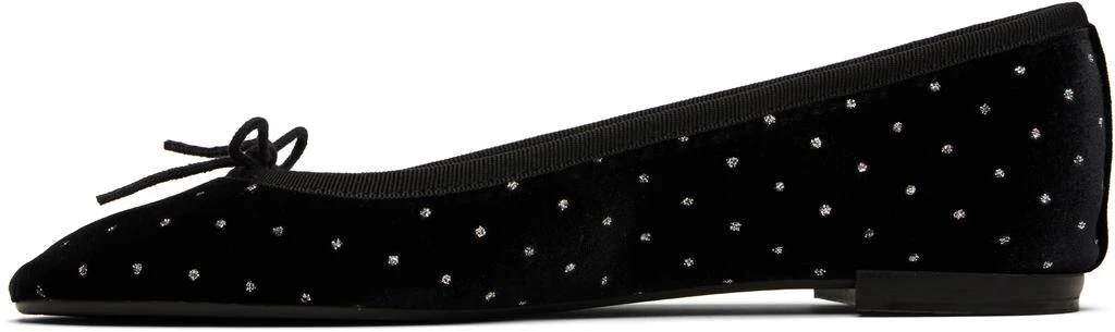 Repetto Black Lilouh Almond-Toe Ballerina Flats 3