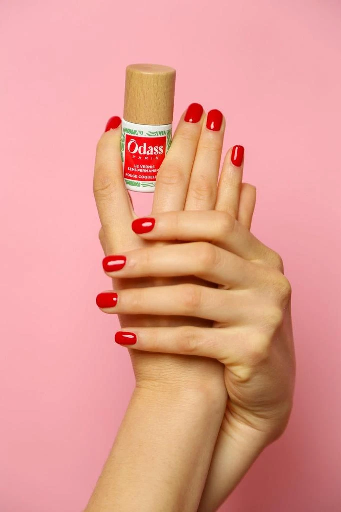 Ôdass Paris Le Vernis Semi-Permanent - Rouge Coquelicot 3
