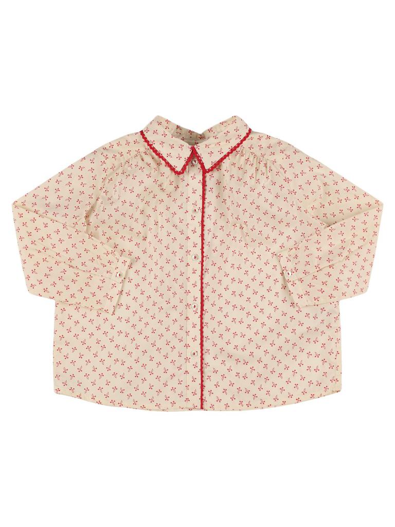 Bonpoint Printed Cotton Poplin Shirt