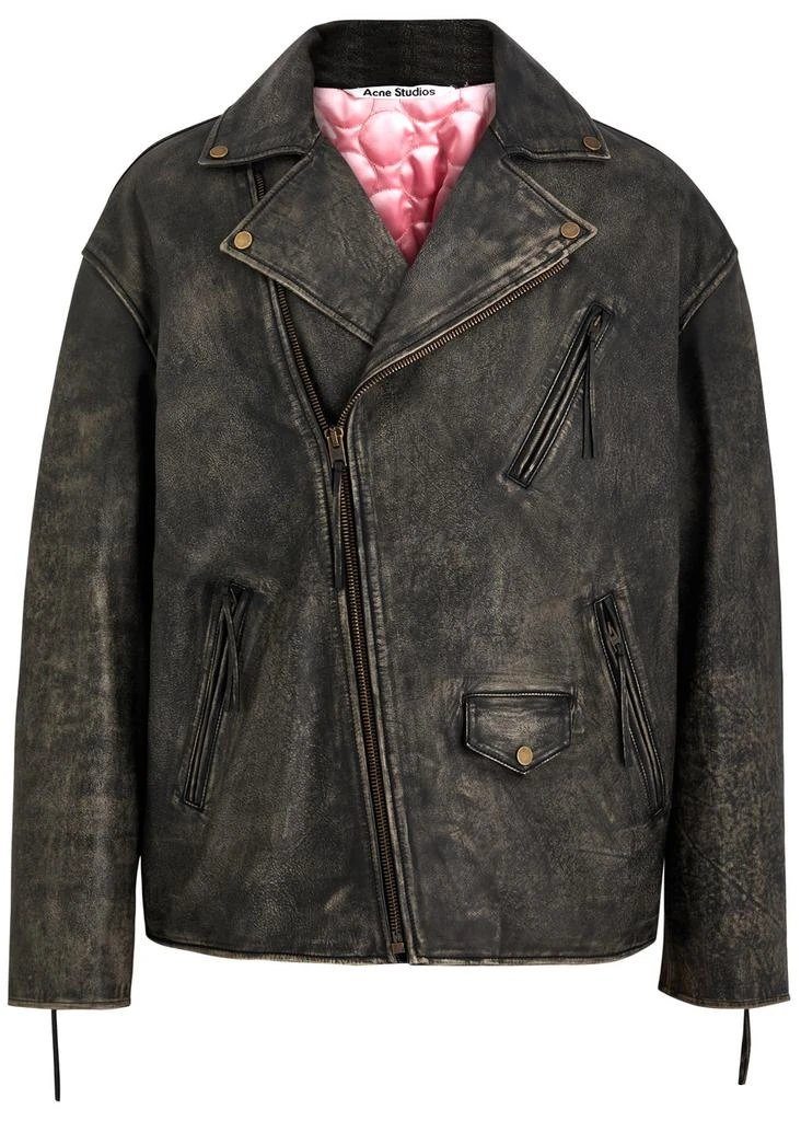 Acne Studios Leather biker jacket 1
