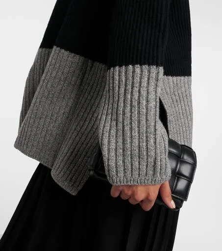 Joseph Colour Block wool and cashmere turtleneck sweater 5