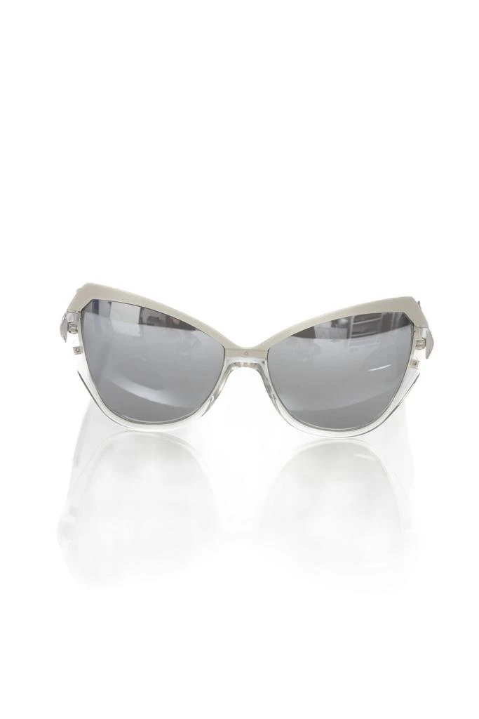 FRANKIE MORELLO Frankie Morello Gray Acetate Sunglasses 1