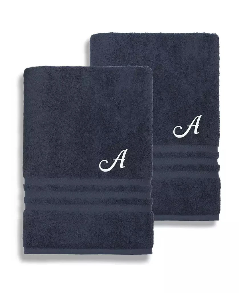 Linum Home Textiles Turkish Cotton Personalized Denzi Bath Towel Set, 54" x 27" 1
