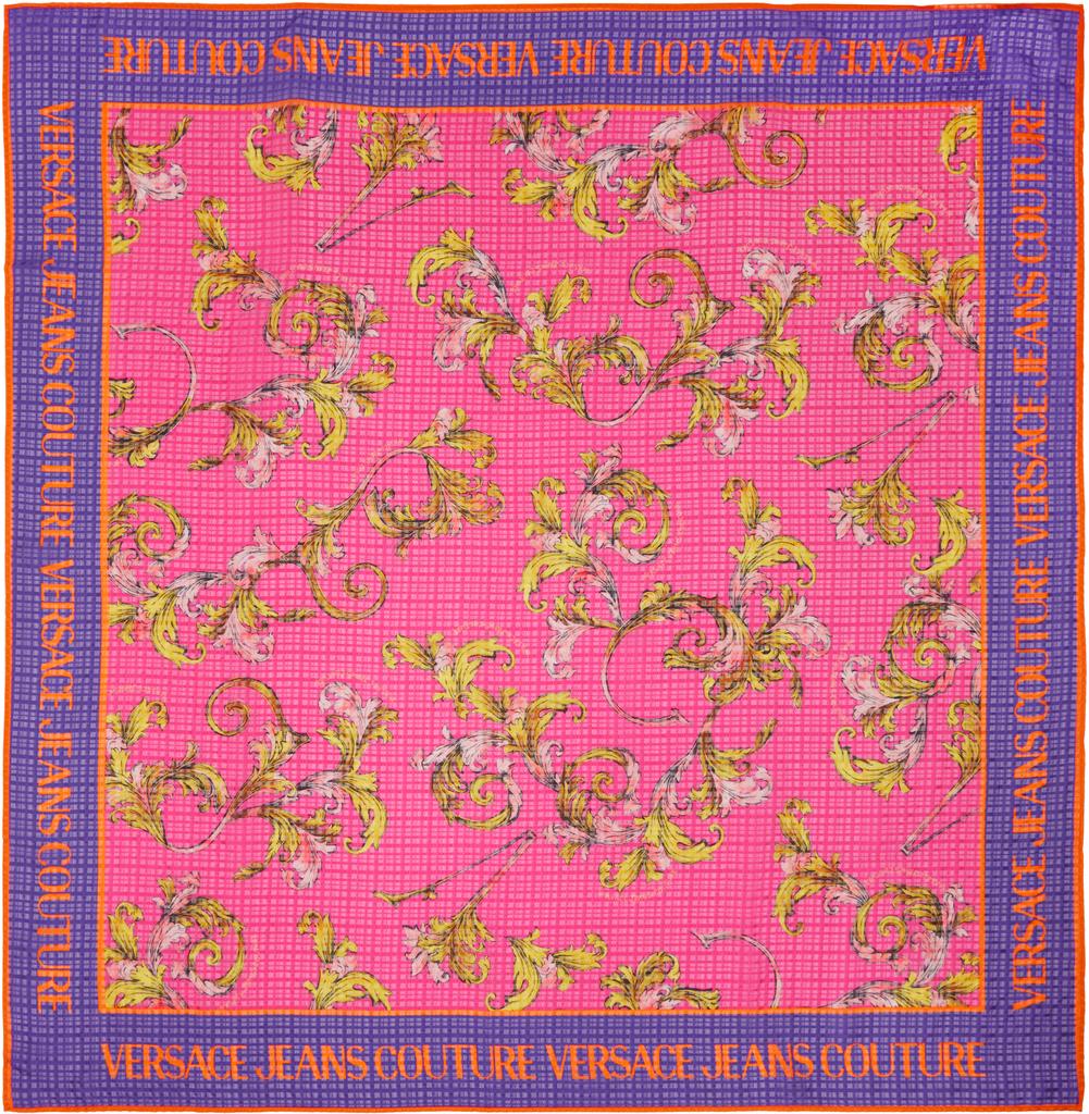 Shop EMBROIDERY VERSACE 1978 RE ED. LOGO SCARF on Sale at