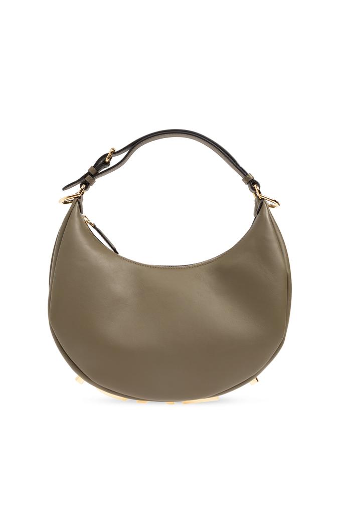 Fendi Mamma Baguette Small jacquard FF fabric crossbody bag