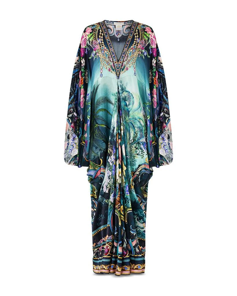 Camilla Silk Kaftan Swim Cover-Up 1