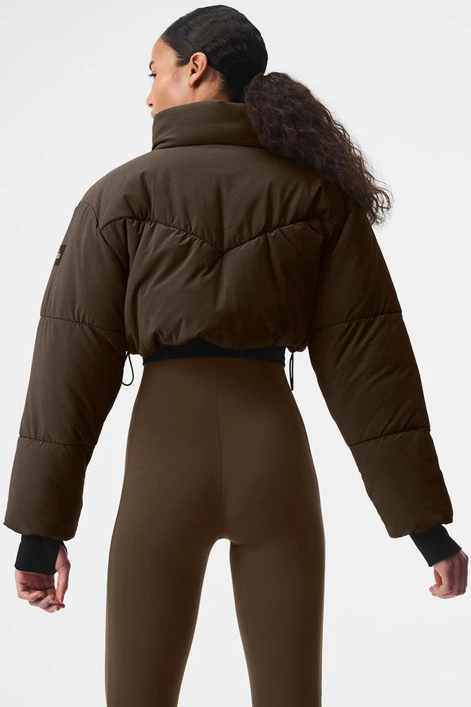 Alo Main Act Corset Puffer - Espresso/Black 3
