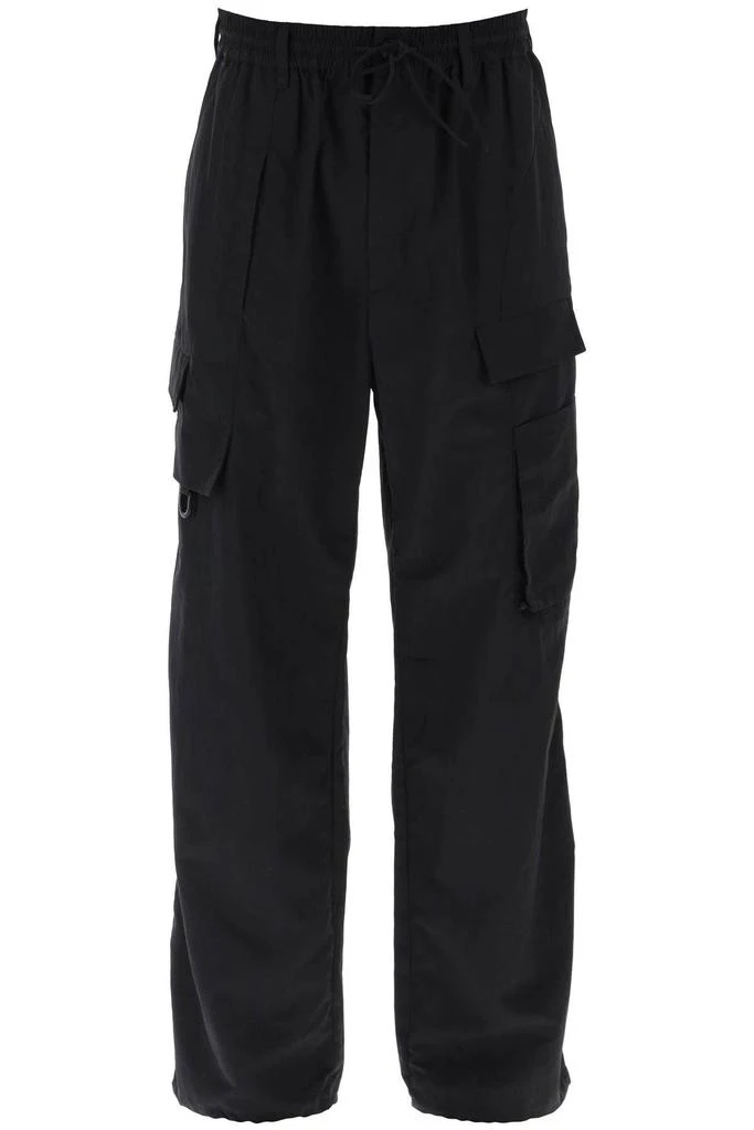 Y-3 crinkle nylon pants 1