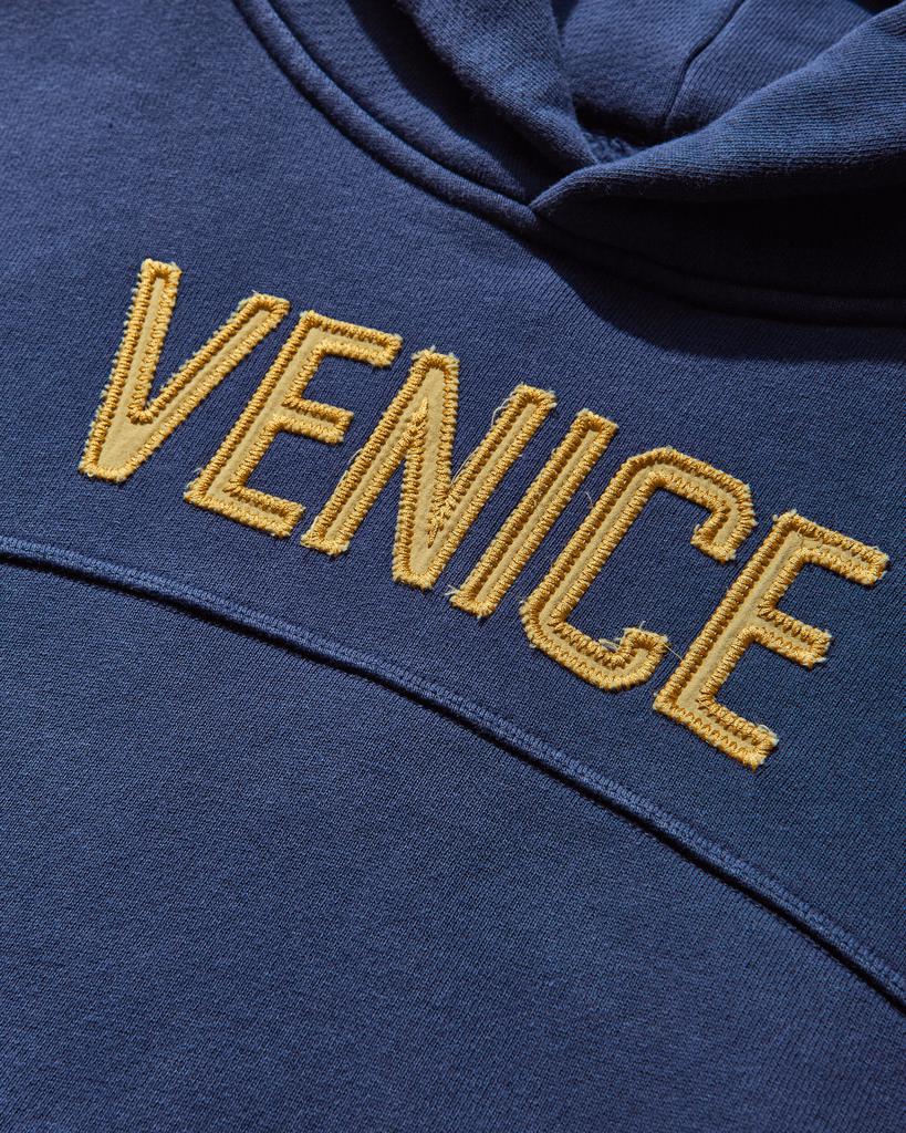 Shop Men's Venice Football Hoodie Blue on Sale at BeyondStyle