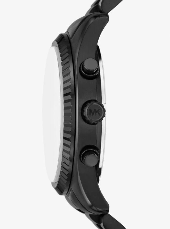 Michael Kors Oversized Lexington Black-Tone Watch 2