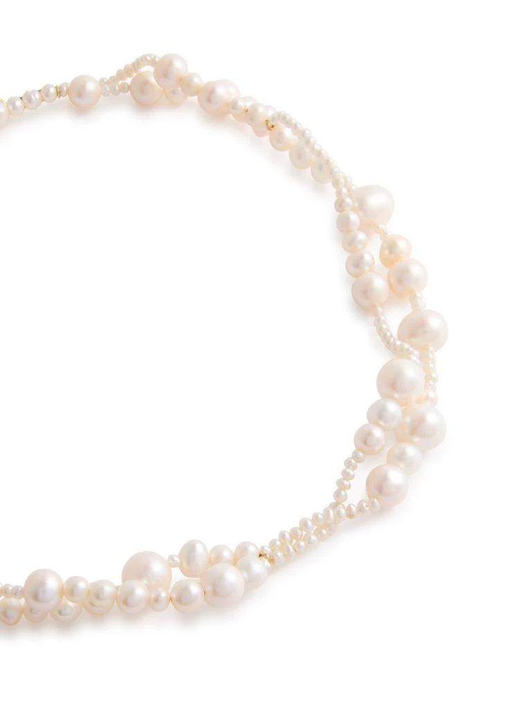 Completedworks Layered pearl and 18kt gold vermeil necklace 3