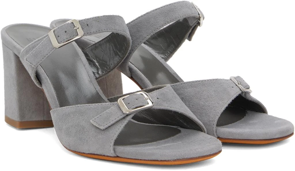 Maryam Nassir Zadeh Gray Una Heeled Sandals 4