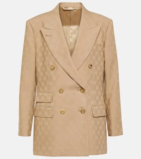 Gucci GG wool jacquard blazer 1