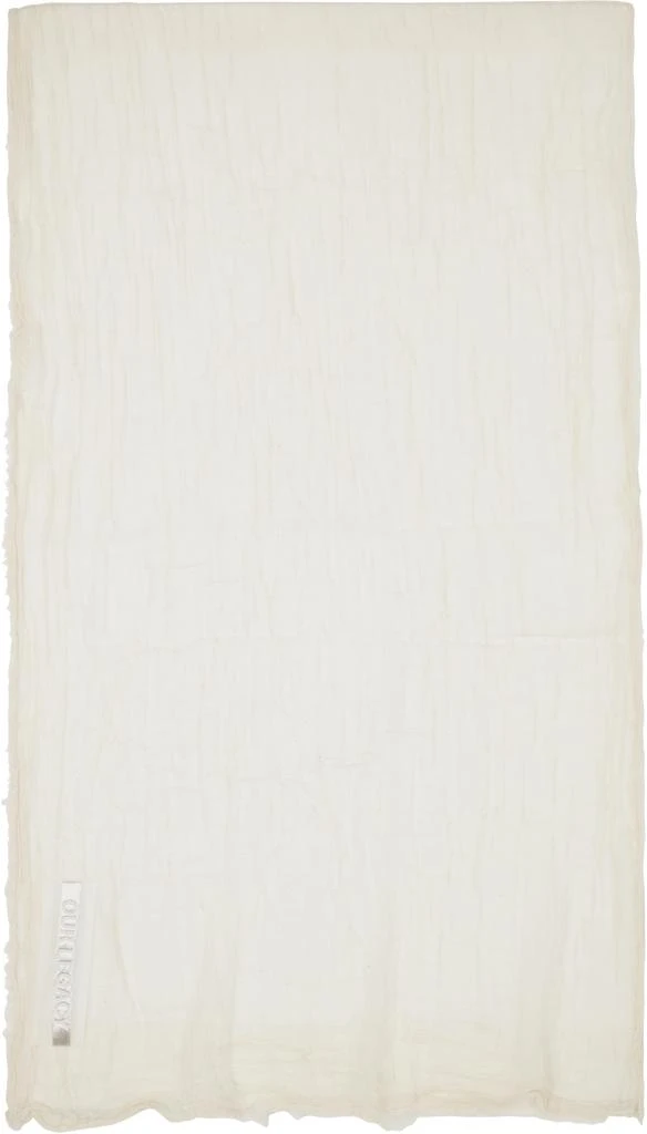 Our Legacy Off-White Cottage Scarf