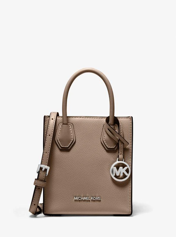 michael_kors Mercer Extra-Small Pebbled Leather Crossbody Bag 1