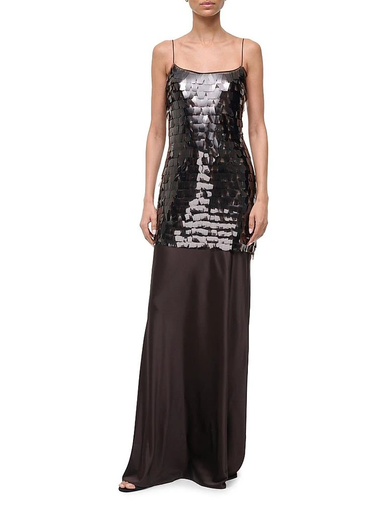 staud dress sale STAUD Women's Hawthorne Dress, Black/Ivory main image 0