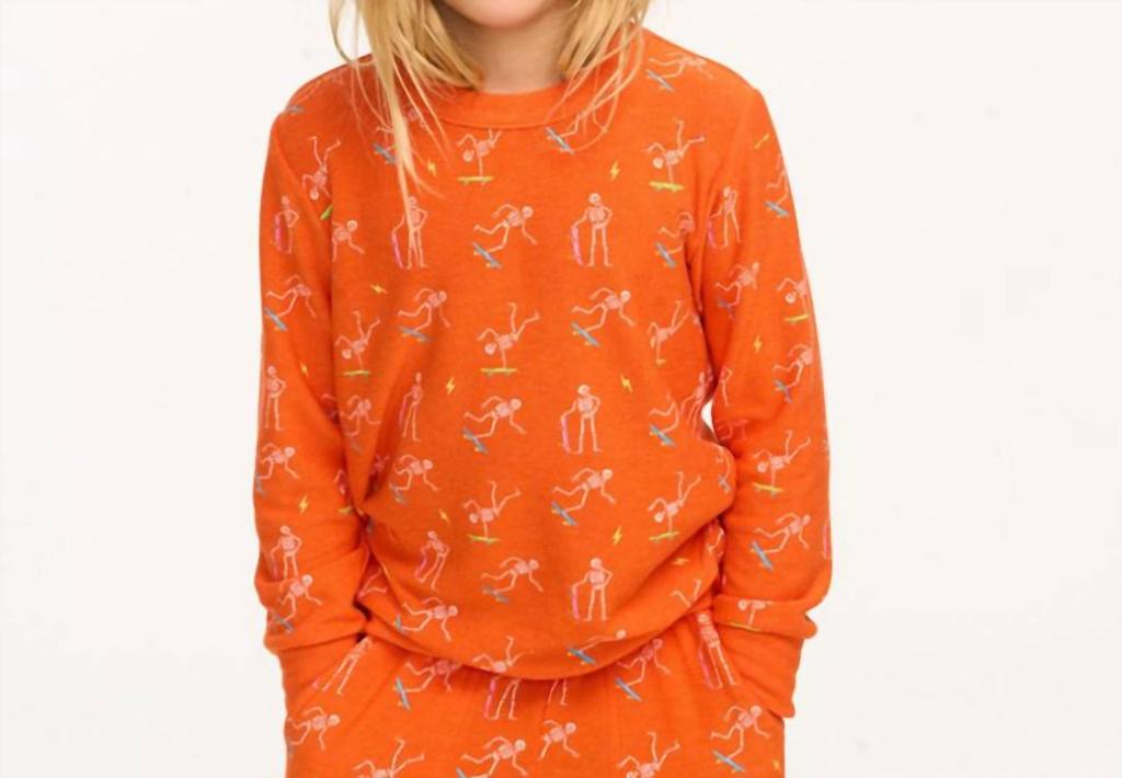 Chaser Chaser - Kid's Skater Skeleton Top