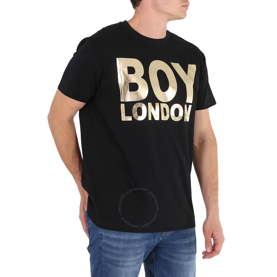 BOY LONDON Men's Black / Gold Boy London Tee