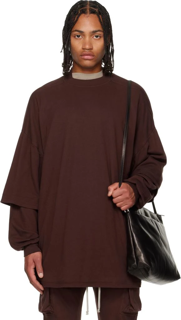 Rick Owens Burgundy Concordians Tommy Hustler Sweatshirt 1