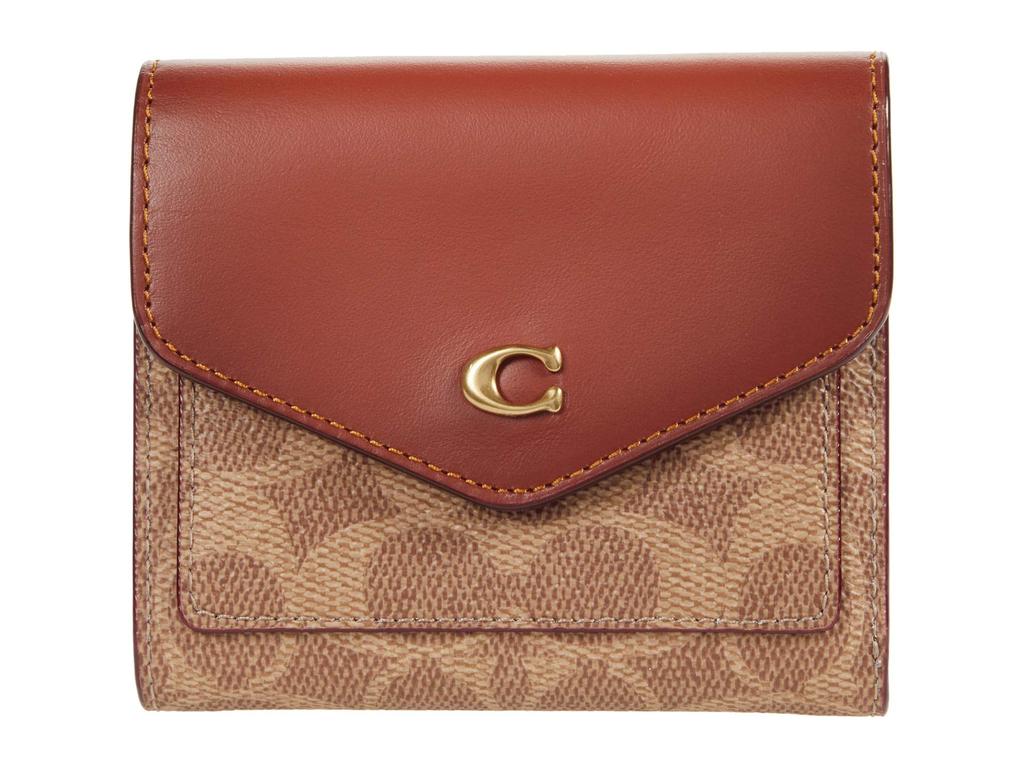 COACH Color-Block Coated Canvas Signature Wyn Small Wallet