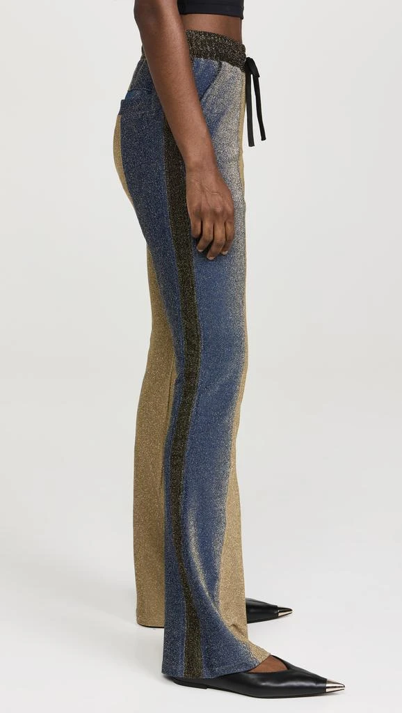 BruceGlen Metallic Drawstring Track Pants 3