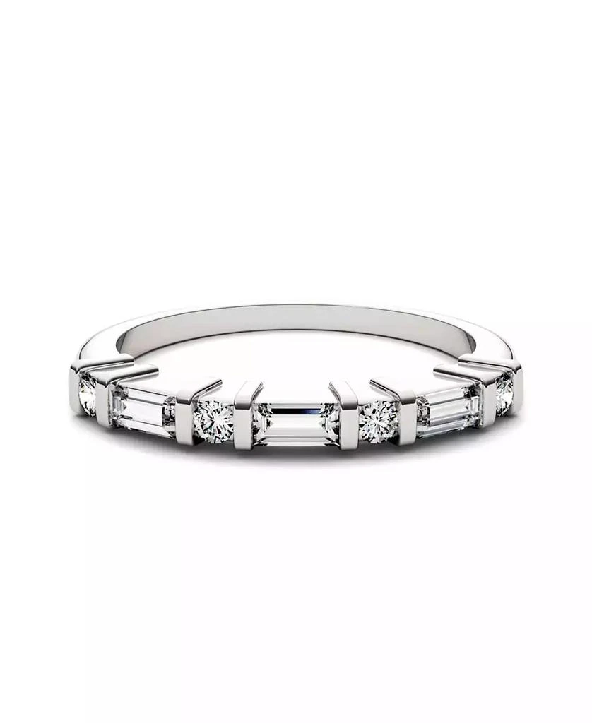 Charles & Colvard Moissanite Baguette Wedding Band 1/2 ct. t.w. Diamond Equivalent in 14k White Gold 2