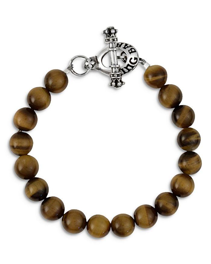 King Baby Brown Tiger Eye Bead Bracelet