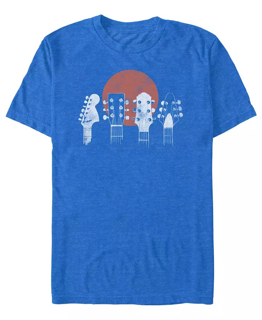 FIFTH SUN Men's Guitar Heads Short Sleeve T-Shirt