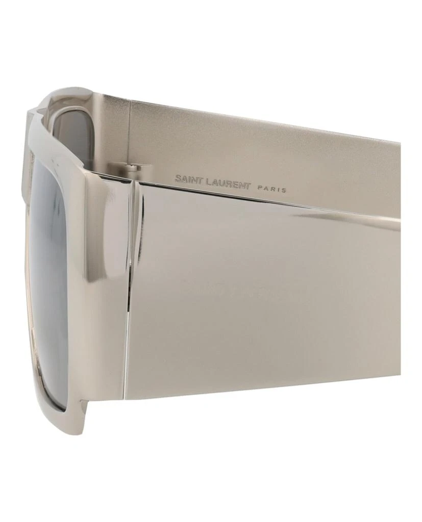 Yves Saint Laurent Square-Frame Metal Sunglasses 4