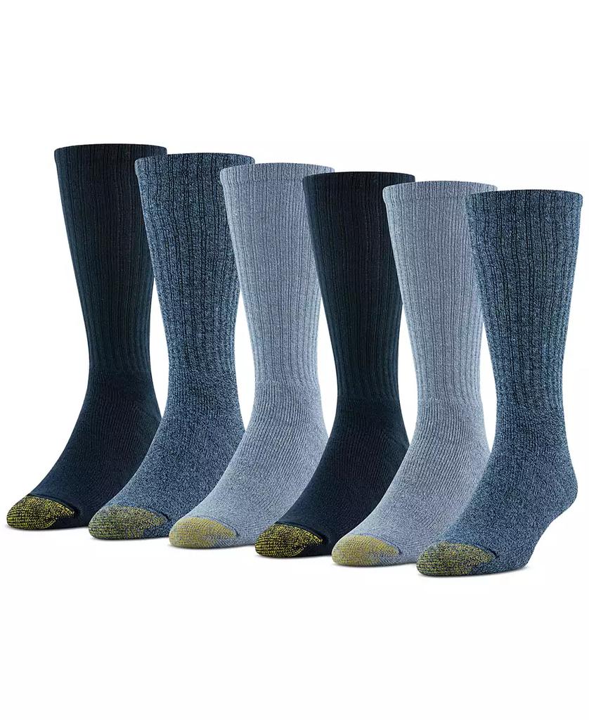 Gold Toe Men's 6-Pack Casual Harrington Socks